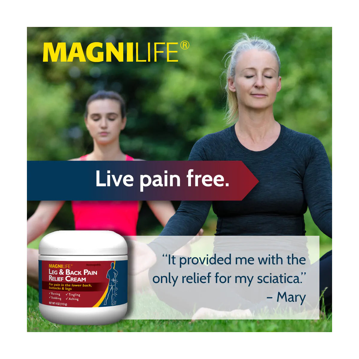 Leg & Back Pain Relief Cream