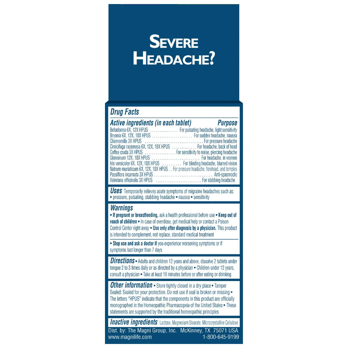 Soulagement des migraines