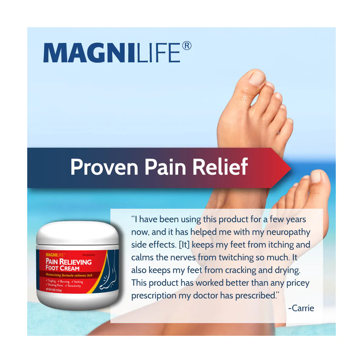 Pain Relieving Foot Cream