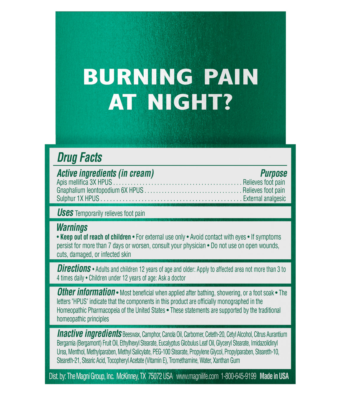 DB Pain Relieving Foot Cream