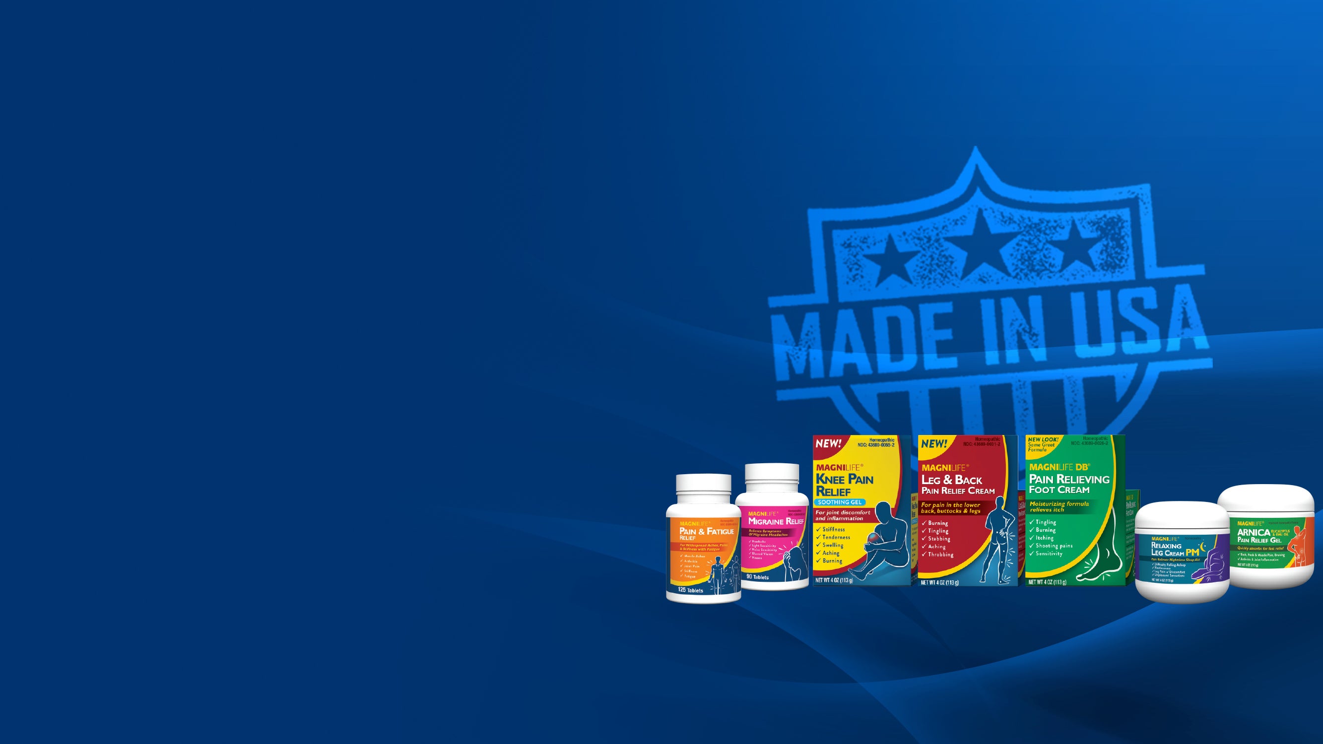 100% MADE IN THE UNITED STATES.