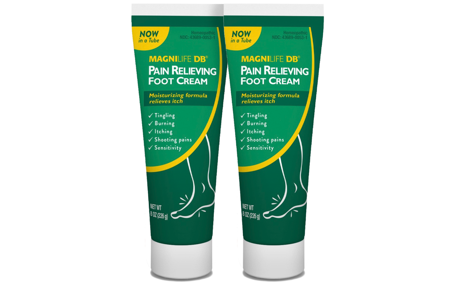 DB Crème pour les pieds anti-douleur 8 oz. Tube