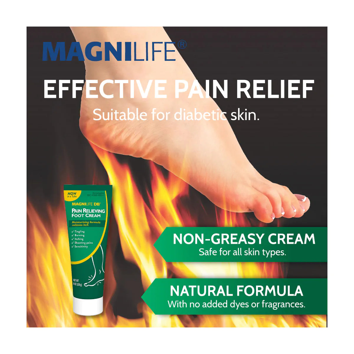 DB Pain Relieving Foot Cream 4 oz. Tube