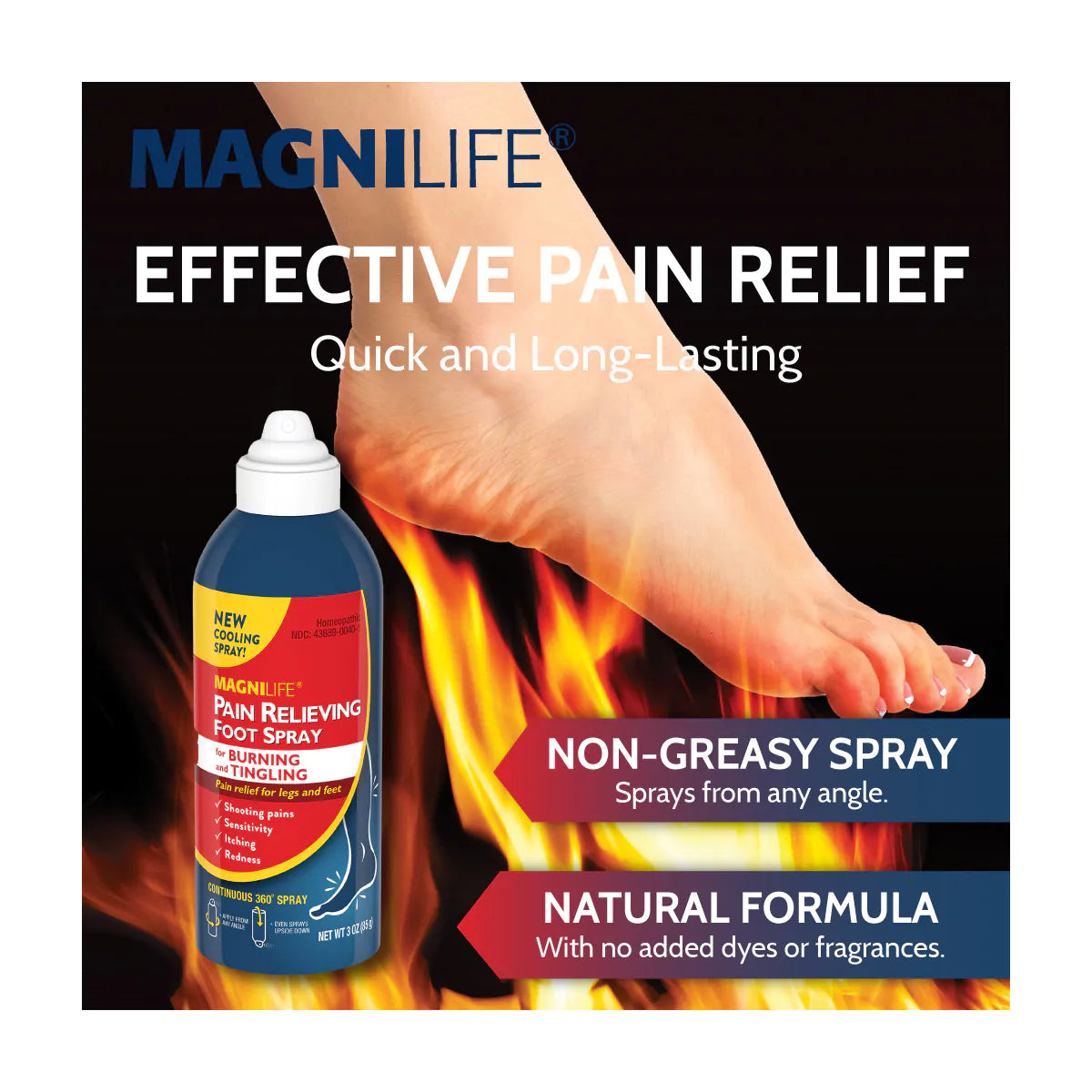 Pain Relieving Foot Spray